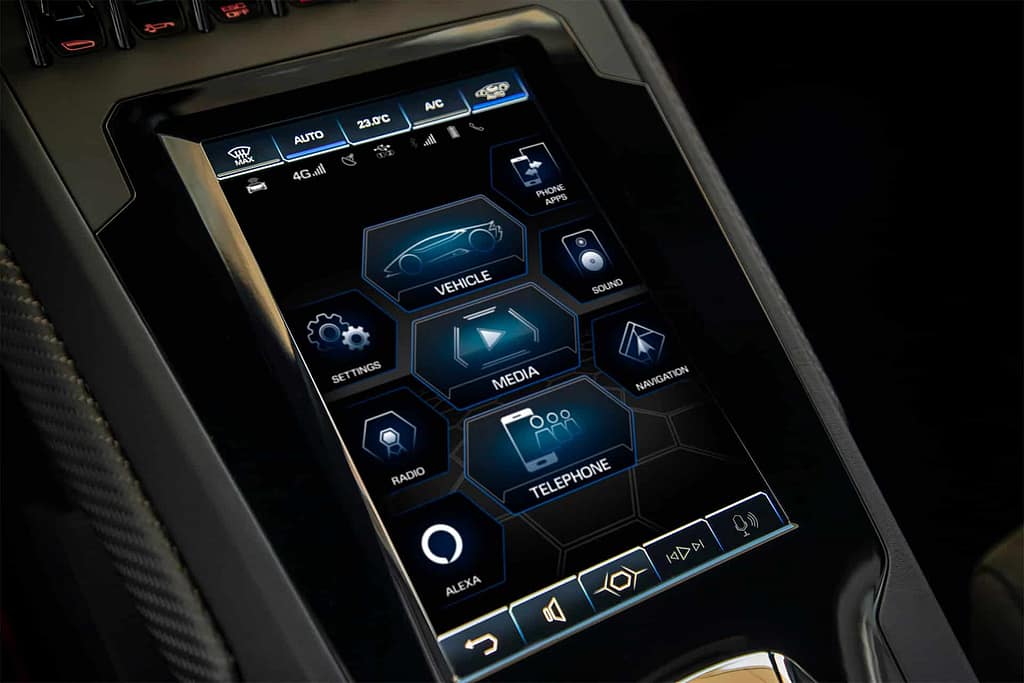 Amazon Alexa commande la Lamborghini Huracan Evo à la voix