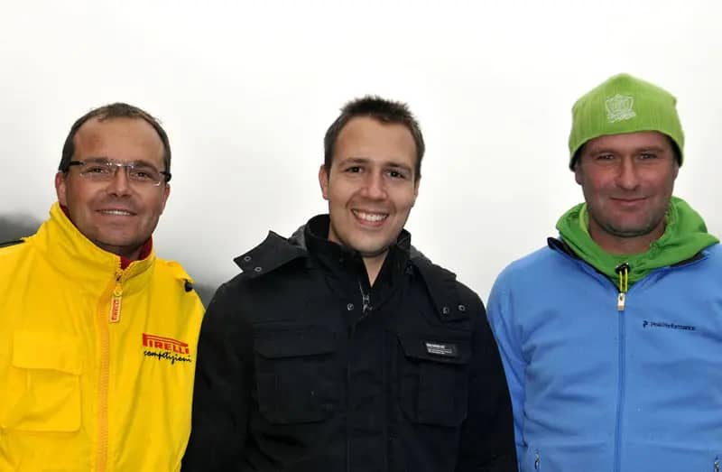 Podium du Abarth Trofeo Slalom (Suisse)